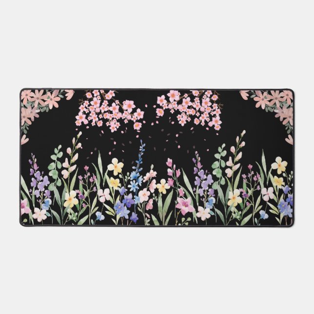 Floral Garden Desk Mat (Front)