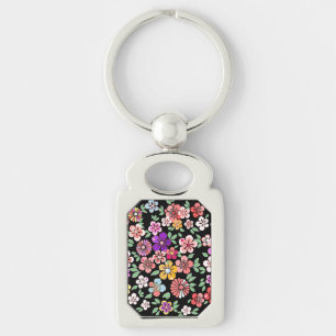 Floral Garden Key Ring