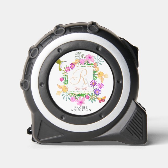 Floral Garden Monogram White 1 (Front)