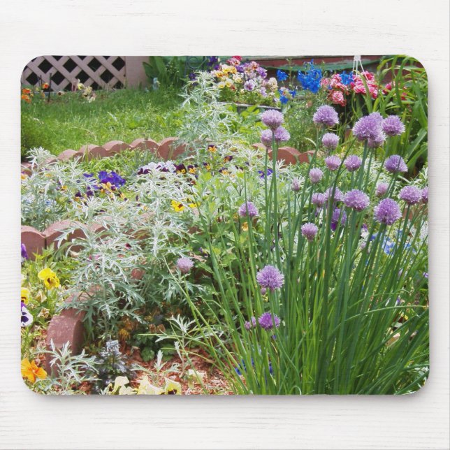 Floral Garden Mouse Mat (Front)