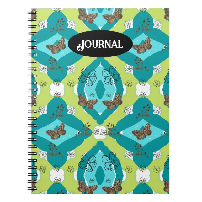 floral garden notebook (Front)