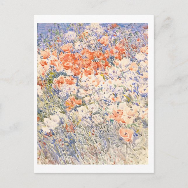 Floral Garden Painting Postcard (Front)