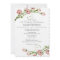 Floral Garden Roses Wedding Invitation