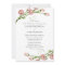 Floral Garden Roses Wedding Invitation