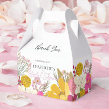Floral Garden Summer Bridal Shower Thank You 