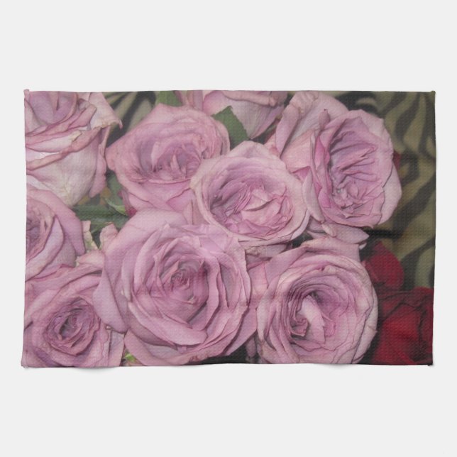 Floral Garden Tea Towel (Horizontal)