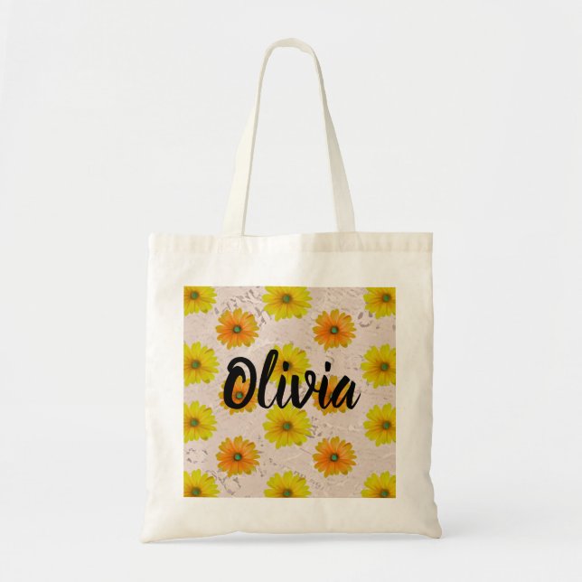 floral garden tote bag (Front)