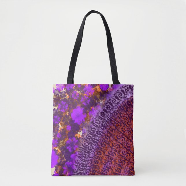 Floral Garden Tote Bag (Front)