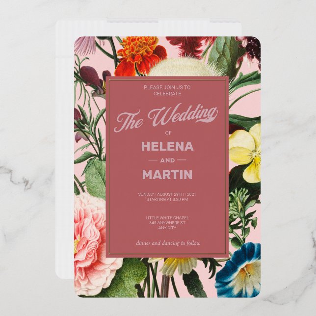 Floral Garden Wedding (Envelope)