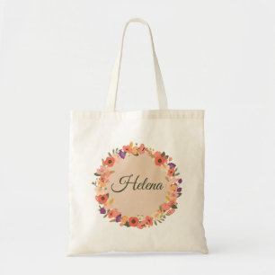 Floral Garden Wedding/Bridal Shower Tote Bag
