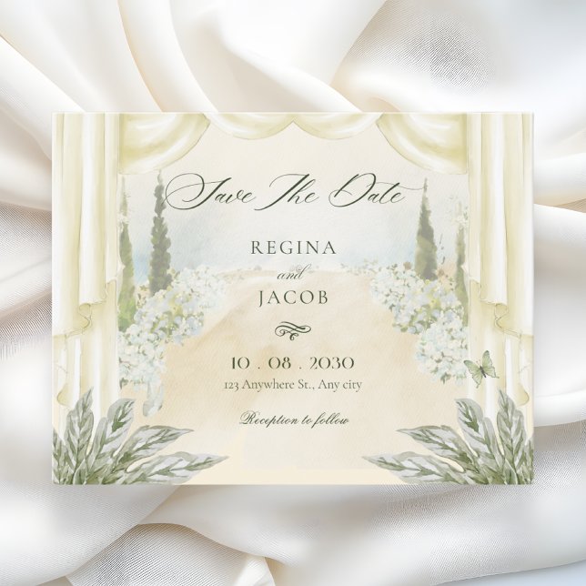 Floral garden wedding  save the date (Creator Uploaded)