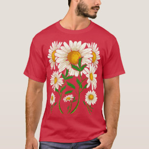 Floral Gardener Botanical Daisies Nature Daisy Flo T-Shirt