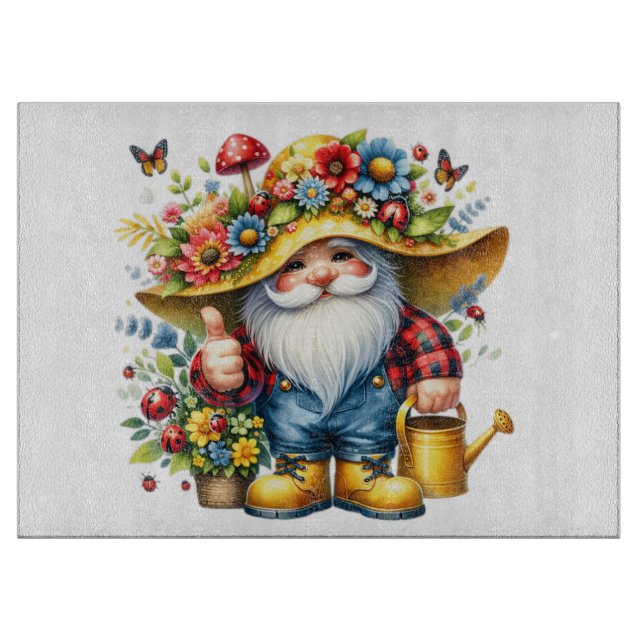 Floral Gardener  Cutting Board (Front)