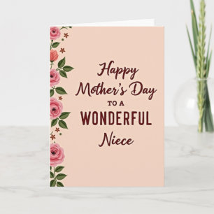 Floral Garland Best Card