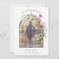 Floral Garland Butterflies Memorial Dear Ones