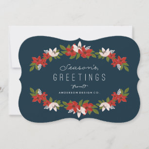 Floral Garland Corporate Holiday