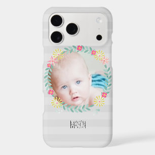 Floral Garland New Baby Photo