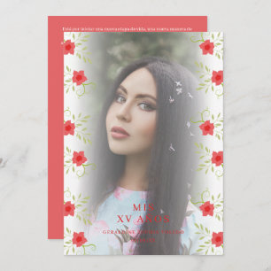 Floral Garland Quinceañera Sophisticated Photo