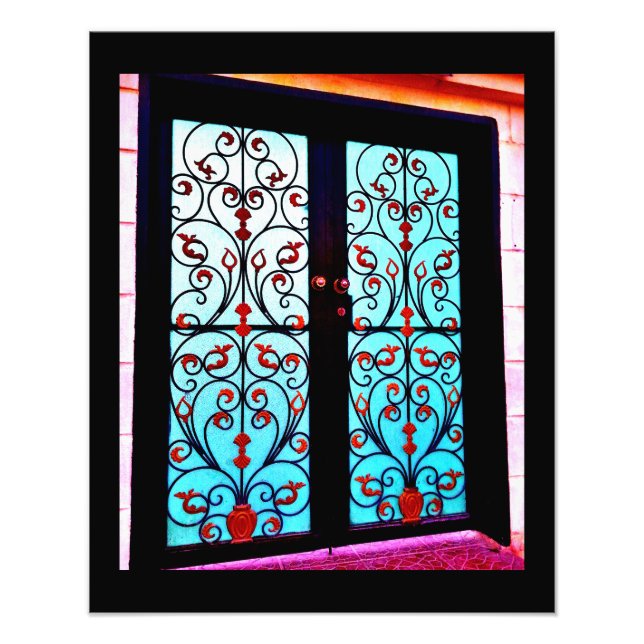 Floral Gate  Photo Print (Front)