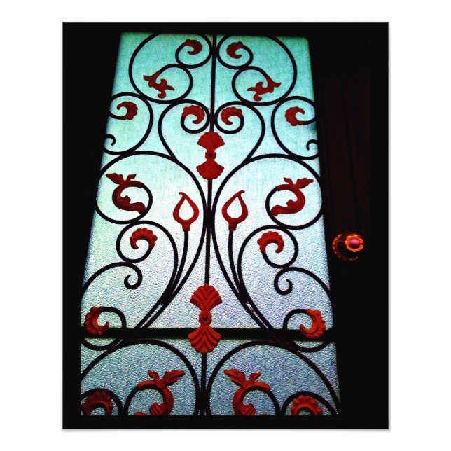 Floral Gate  Photo Print (Front)