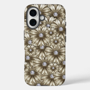 Floral Gemstone iPhone Case