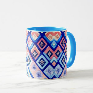 : Floral Geometric Mug