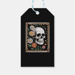 Floral Ghost Fall Boho Halloween 2 Gift Tags