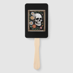 Floral Ghost Fall Boho Halloween 2 Hand Fan