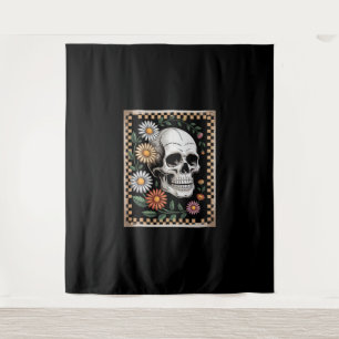 Floral Ghost Fall Boho Halloween 2 Tapestry