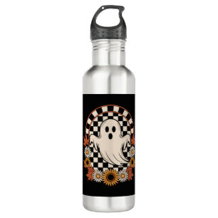 Floral Ghost Fall Boho Halloween 710 Ml Water Bottle