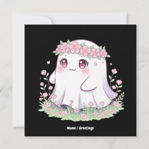 Floral Ghost Halloween Costume for Girls Women   Invitation