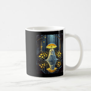 Floral Ghost Halloween Costume Spooky Season Women Coffee Mug