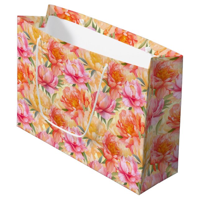 Floral Gift Bag (Front Angled)