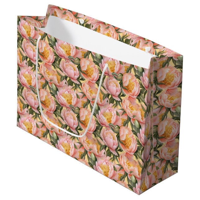 Floral Gift Bag (Front Angled)