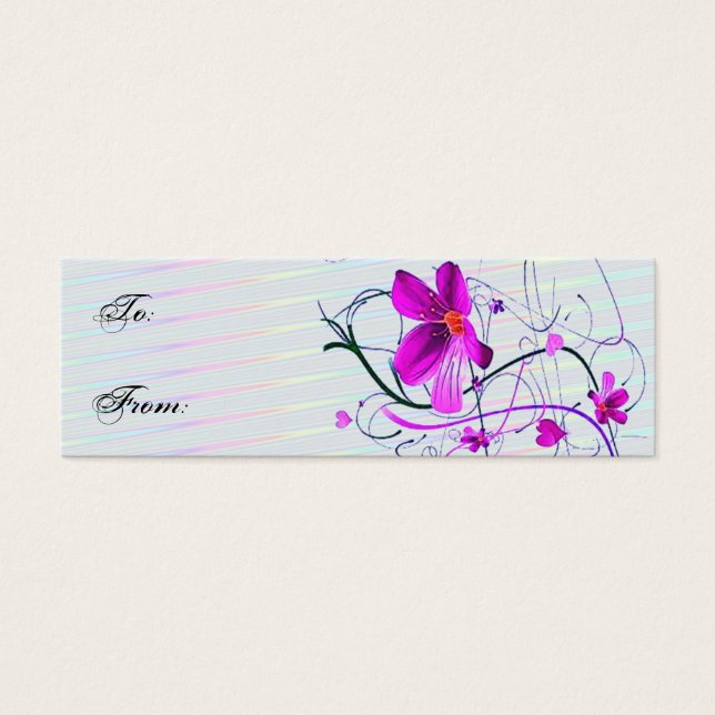 Floral Gift Tag (Front)