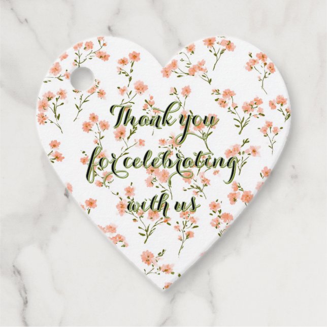 Floral Gift Tags (Front)