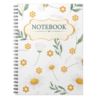 Floral Girly NoteBook