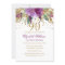 Floral Glitter Sparkling Amethyst 90th Birthday