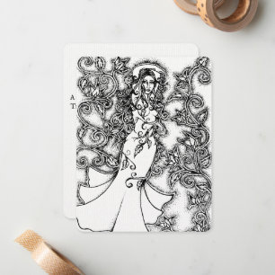 Floral Goddess Card