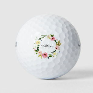 Floral Golf Balls