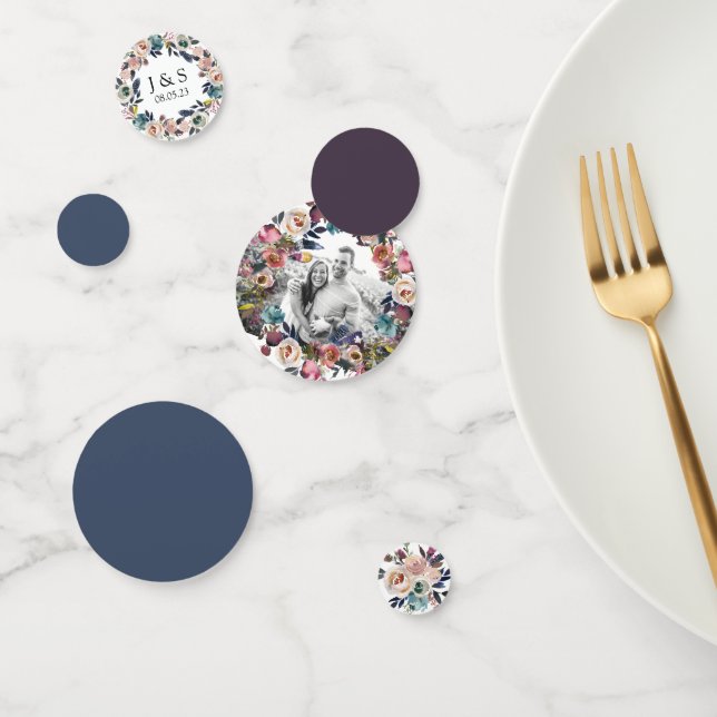 Floral Grace Wedding Confetti (Group)