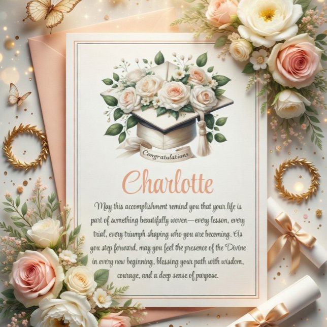 Floral Graduation Card  (Creator Uploaded)