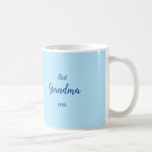 Floral grandma forget-me-not coffee mug
