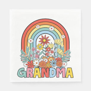 Floral Grandma Napkin
