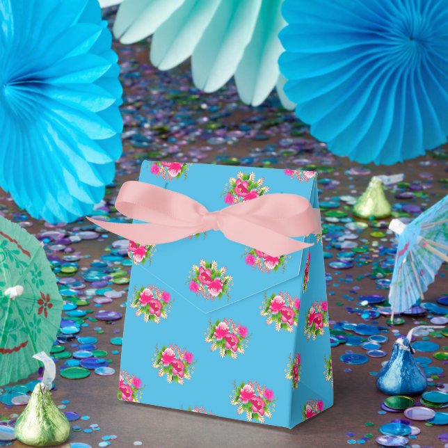 Floral Graphic Pattern Favour Box (Party)