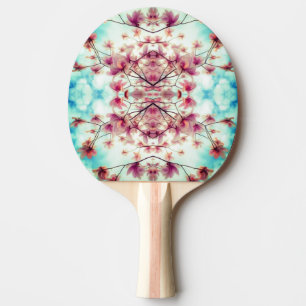 Floral Graphic Pattern Ping Pong Paddle