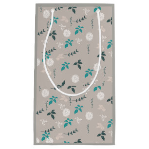 floral gray Gift bags