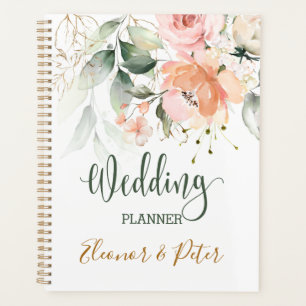 Floral, greenery foliage Wedding Planner
