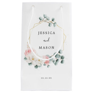 Floral Greenery Hotel Wedding Gift Bag