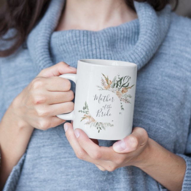 Floral Greenery | Mother of the Bride Mug (Creator Uploaded)